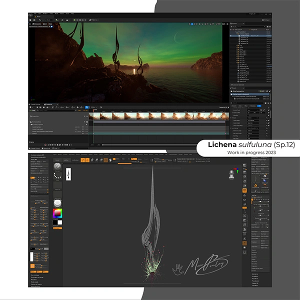Lichena sulfuluna | Tests Unreal Engine