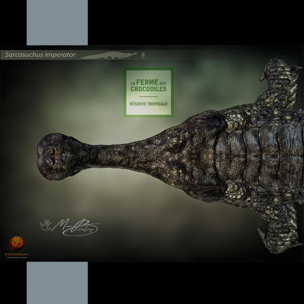 Sarcosuchus_LaFermeAuxCrocodiles_Marc Boulay