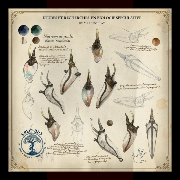 Nacreon abyssalis - Planète Oceaphaedra