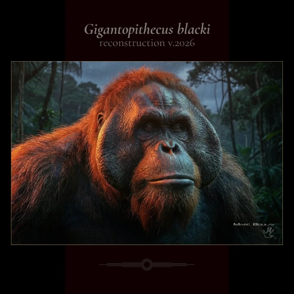 Gigantopithecus blacki reconstruction v.2026