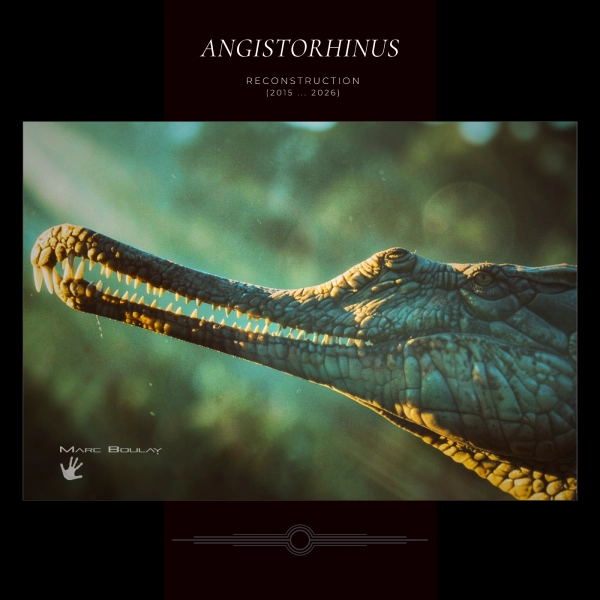 Reconstruction paléoartistique d’Angistorhinus réalisée par Marc Boulay